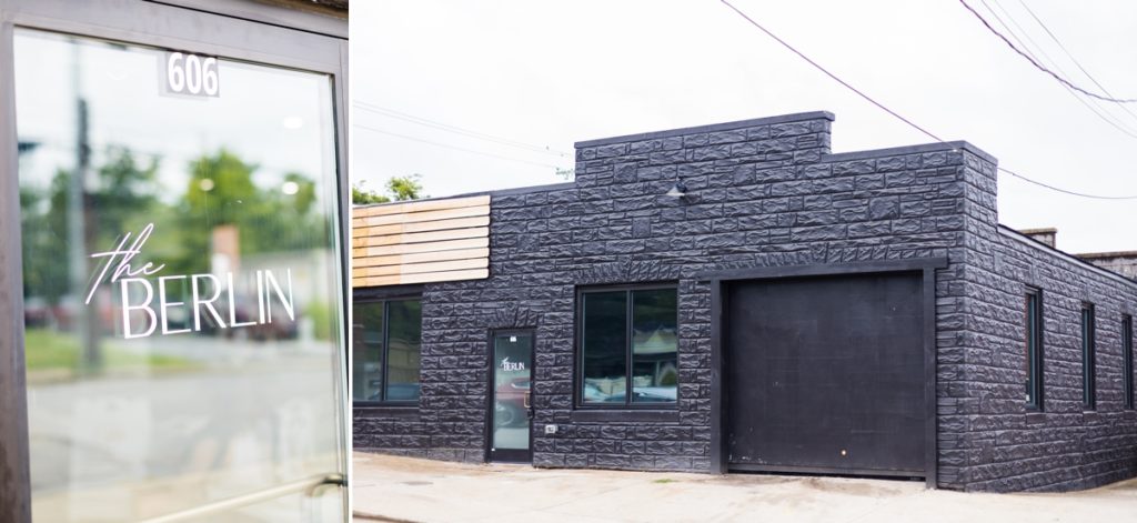 Collage of the outside of the Berlin venue in Clarksville, TN.